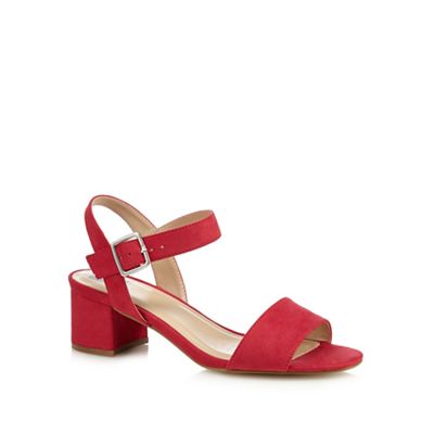 Pink 'Cadee' mid-heel sandals
